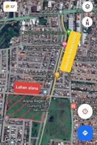 maps alana regency gunung sari